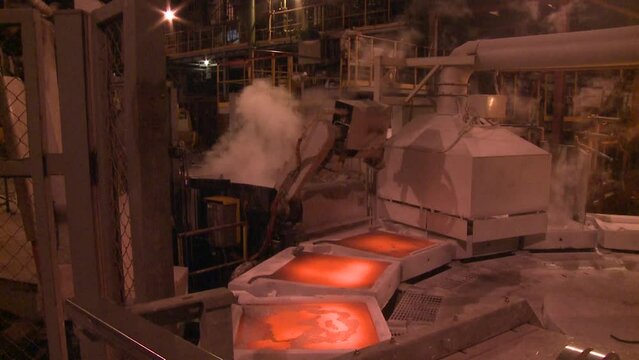 copper smelting
