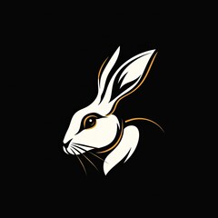 Rabbit Animal Colorful Symbol Art Icon Generative AI