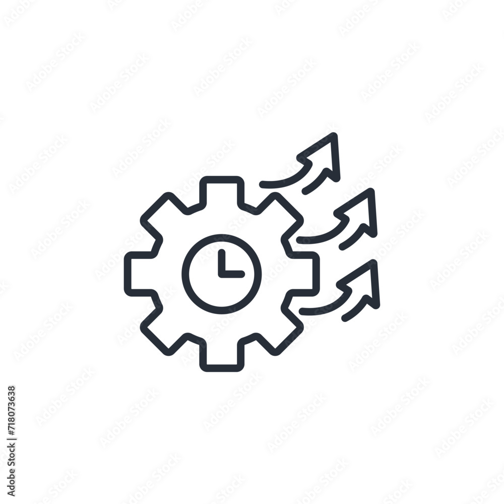 Poster performance icon. vector.editable stroke.linear style sign for use web design,logo.symbol illustrati