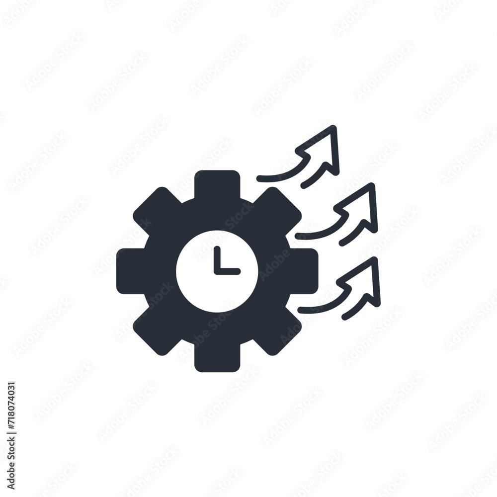 Poster performance icon. vector.editable stroke.linear style sign for use web design,logo.symbol illustrati