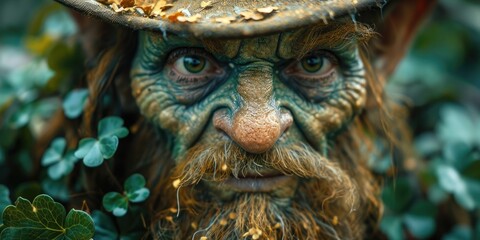 St. Patrick's day. Traditional Irish leprechaun, fairy tale character