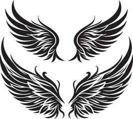 wings vector illustration 