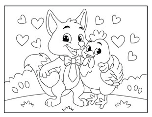 Valentine's Day Coloring Pages for Kids