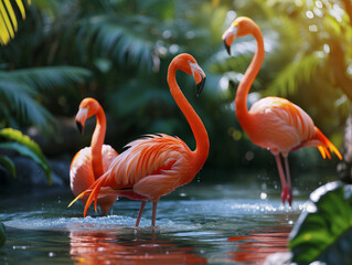 Fototapeta premium Flamingo