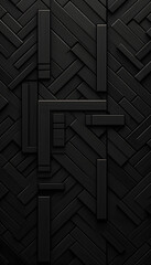 Black Geometric Wallpaper