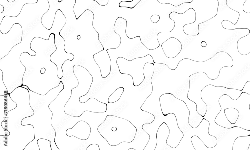 Poster background lines wave abstract stripe design. thin wavy lines on white background