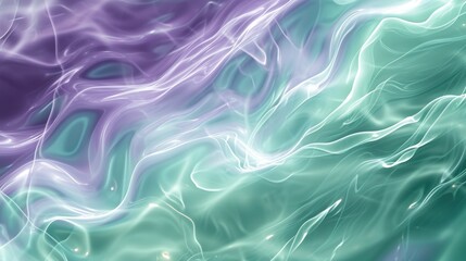 Obraz premium Abstract Aqua and Purple Swirls