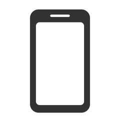 Smartphone / smart phone flat icon for websites