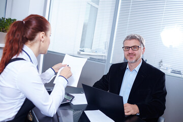 business people in the office