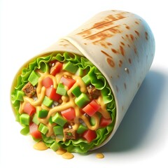 Delicious Burrito Mexican Food