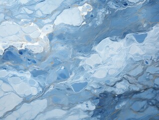 Blue marble with an abstract texture. Marble for home decoration