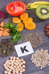 Various ingredients as source natural minerals, potassium, vitamin K and fiber. Healthy eating