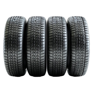 Set of summer or winter tyres