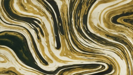 Abstract ink olive and gold mixed texture Background. fluid art background texture