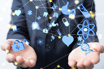 network digital interface in hand