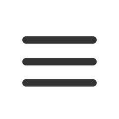 Obraz premium Minimal Set of Hamburger Menu Flat Icons. Menu Icons Vector Set of UI Design Elements. Interface Design Vector Icon Set of hamburger Menu.