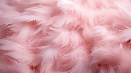 Close up abstract pink feather texture background   trendy macro fluffy plumage detail