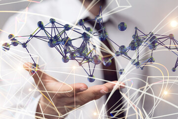 conference Digital Network and data concept 3d