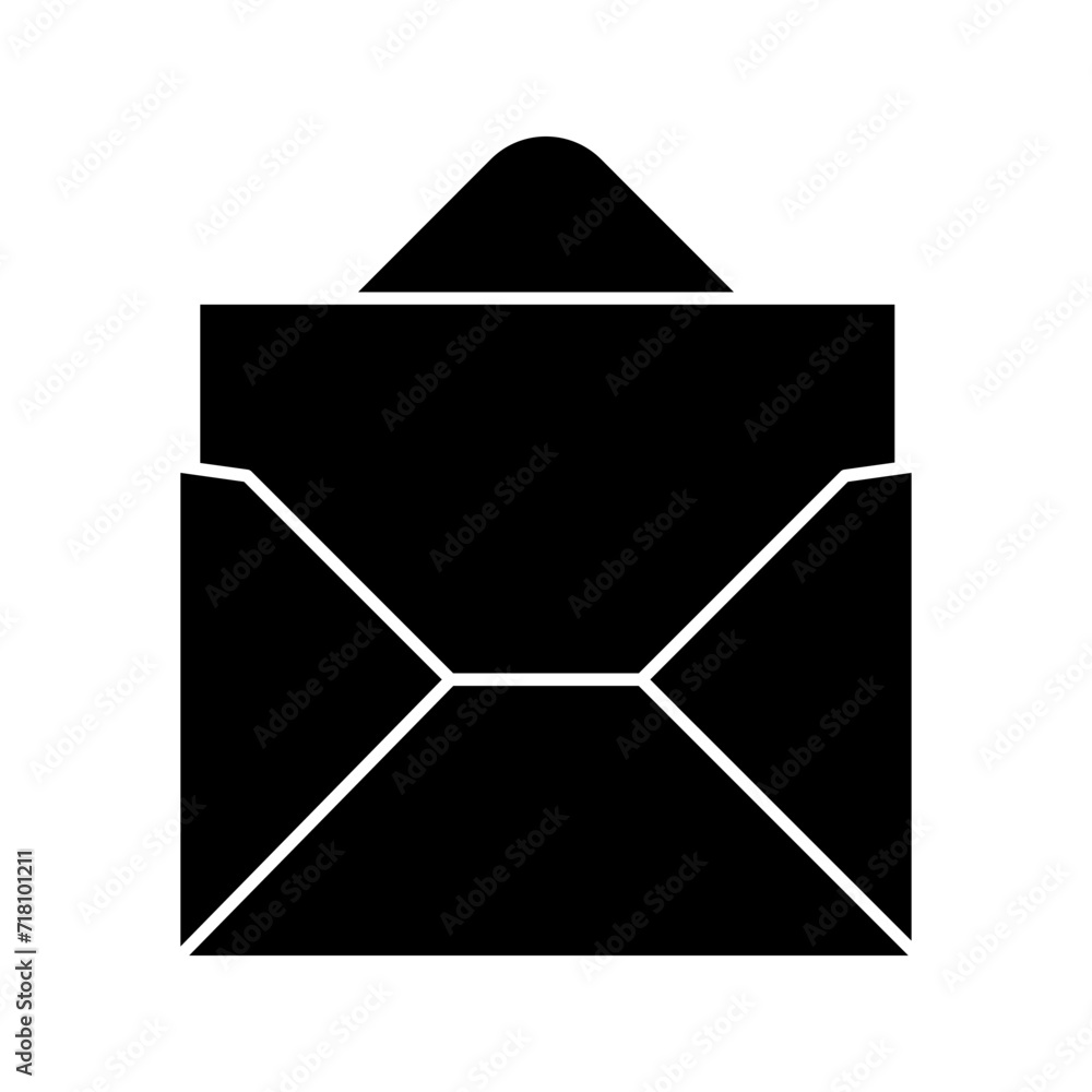 Poster message paper vector icon