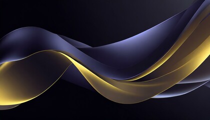 Obraz premium Abstract Fluid Iridescent Holographic Rendering Curved Neon on Moving Degrading design 