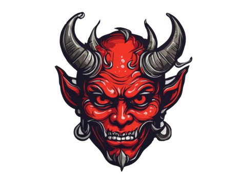 bull skull with horns - Powered by Adobe