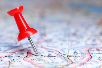 Bignasco, Switzerland pin on map