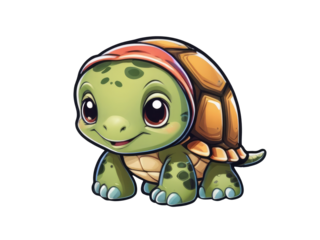 cartoon turtle cute
