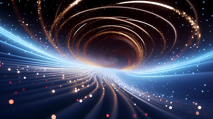 Obraz premium Future technology lines background, abstract future technology background