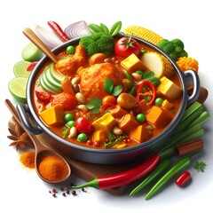 Delicious Spicy Curry Food