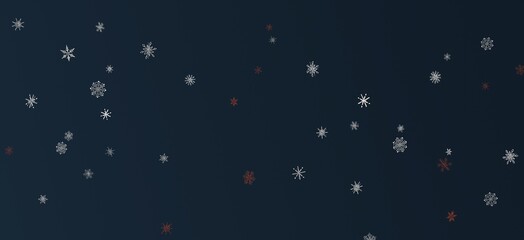 XMAS Stars - Festive christmas card. Isolated illustration white background. -