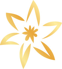 hand-drawn Chinese dragon and flower illustrations in luxurious golden hues