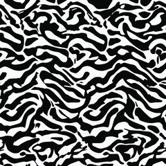 Abstract seamless animal pattern, Mammals Fur. print skins. Predators Camouflage. Cheetah Giraffe Zebra Leopard Tiger Jaguar. Printable Background. Vector illustration