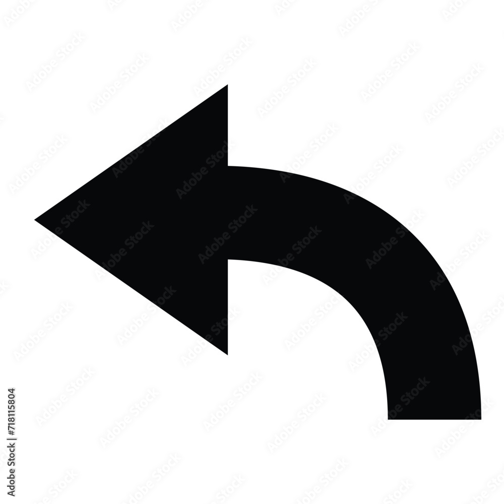 Poster arrow icon. modern simple arrow or cursor. directional arrow flat style isolated on white background
