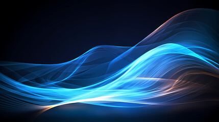 Naklejka premium Future technology lines background, abstract future technology background