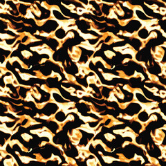 Abstract seamless animal pattern, Mammals Fur. print skins. Predators Camouflage. Cheetah Giraffe Zebra Leopard Tiger Jaguar. Printable Background. Vector illustration