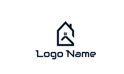 G latter logo house logo designs, real estate icon suitable for info graphics, websites and print media. Vector, flat icon, badges, labels, clip art. Line art style. Thin line design. Color design.