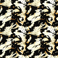 Abstract seamless animal pattern, Mammals Fur. print skins. Predators Camouflage. Cheetah Giraffe Zebra Leopard Tiger Jaguar. Printable Background. Vector illustration