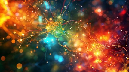Cerebral Fireworks - Neural Network Interaction