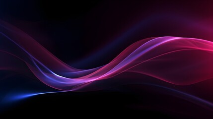 Neon pink, purple, and blue motion waving texture with glowing, cyber, and technology digital wave background concept. Futuristic tech. Generative AI.