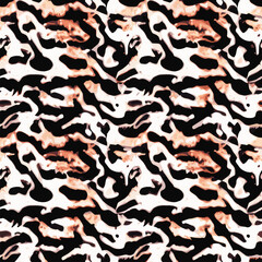 Abstract seamless animal pattern, Mammals Fur. print skins. Predators Camouflage. Cheetah Giraffe Zebra Leopard Tiger Jaguar. Printable Background. Vector illustration