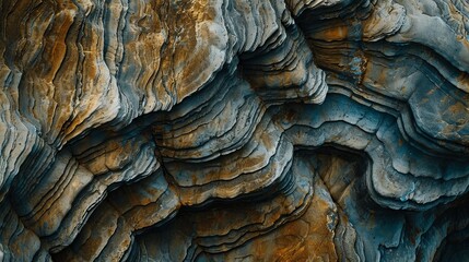 Abstract Contour Lines with Geological Features - obrazy, fototapety, plakaty