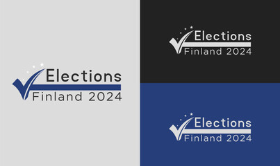 2024 election logo Finland, vector files