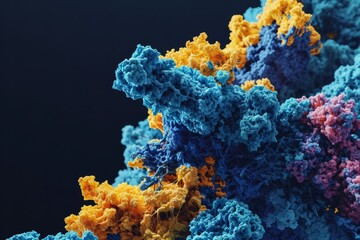 Protein atomic scale micro particles dna dnr atoms microscope molecular level proteins fats acids nucleus cell mitochondria biology human body health healthy eating lifestyle chemstry research medical