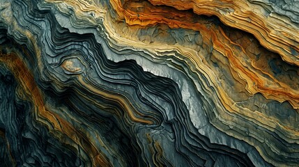 Abstract Geological Layers Contour Lines - obrazy, fototapety, plakaty