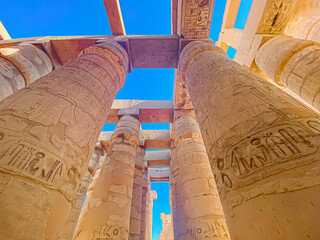 Karnak Temple is dedicated to the temple complex of Ancient Egypt. Thebes, Karnak, Luxor, Egypt