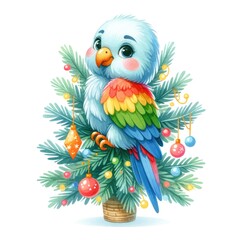 Christmas animals, holiday wildlife, festive creatures, winter animals, watercolor illustration