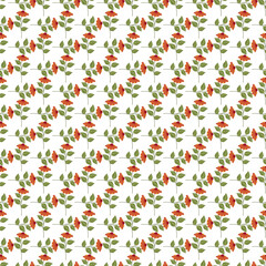 Free vector color small flowers pattern.