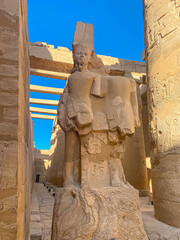 Karnak Temple is dedicated to the temple complex of Ancient Egypt. Thebes, Karnak, Luxor, Egypt