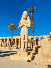 Karnak Temple is dedicated to the temple complex of Ancient Egypt. Thebes, Karnak, Luxor, Egypt