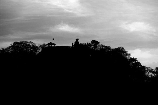Pune, Maharashtra, India - 23 January 2024 , The Parvati Hill Temple in the city of Pune, India.